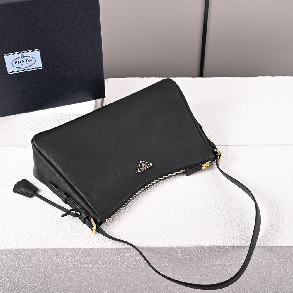 Pra*a Aimee large leather shoulder bag