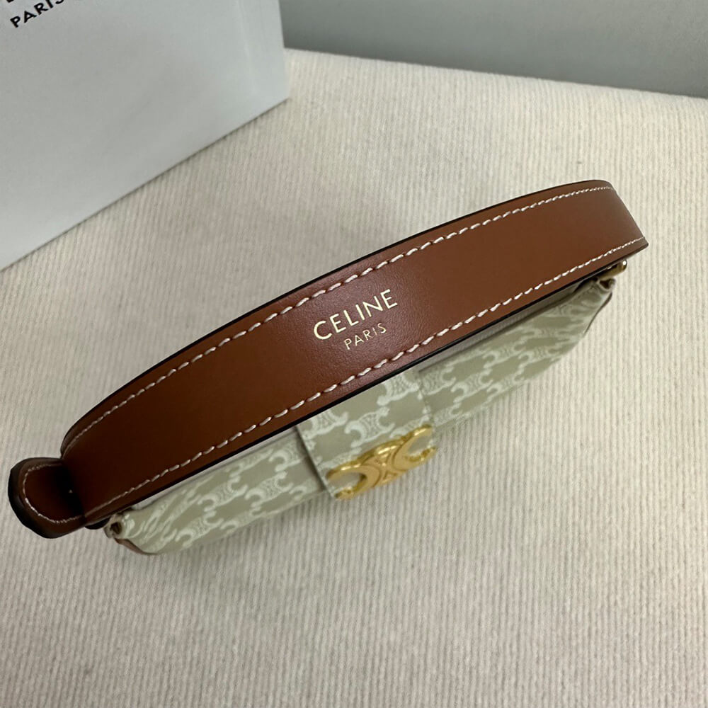 Ce1i*e MEDIUM AVA TRIOMPHE BAG in Calfskin