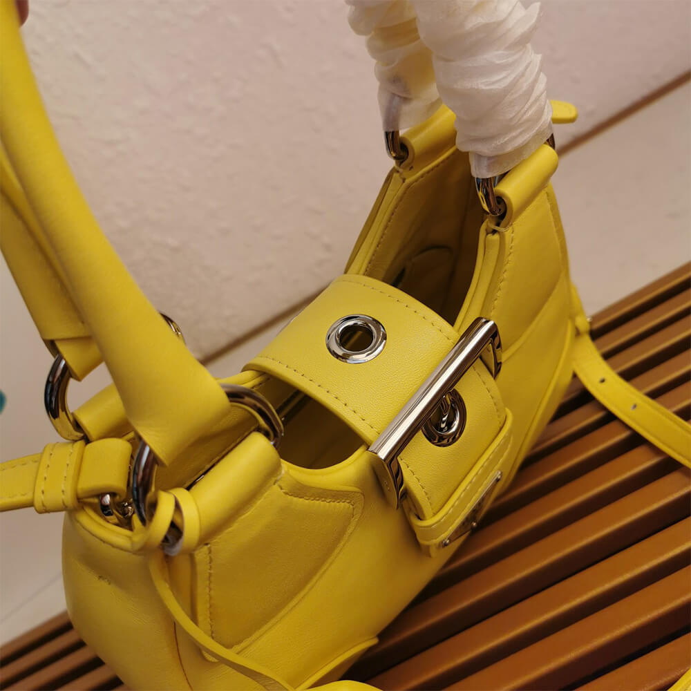 Pra*a Moon padded nappa-leather bag