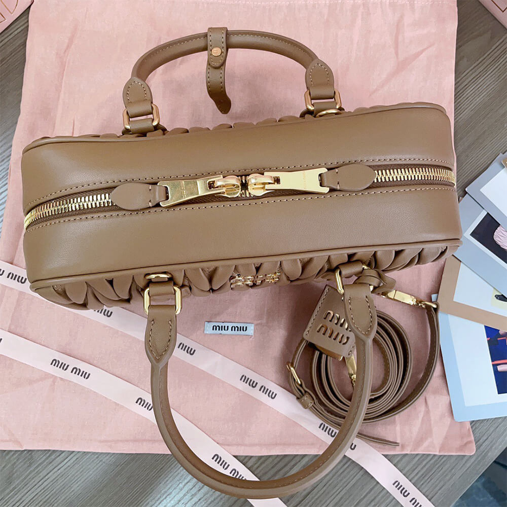 M1um1u Large Arcadie matelasse nappa Bag(HIGH-END GRADE)