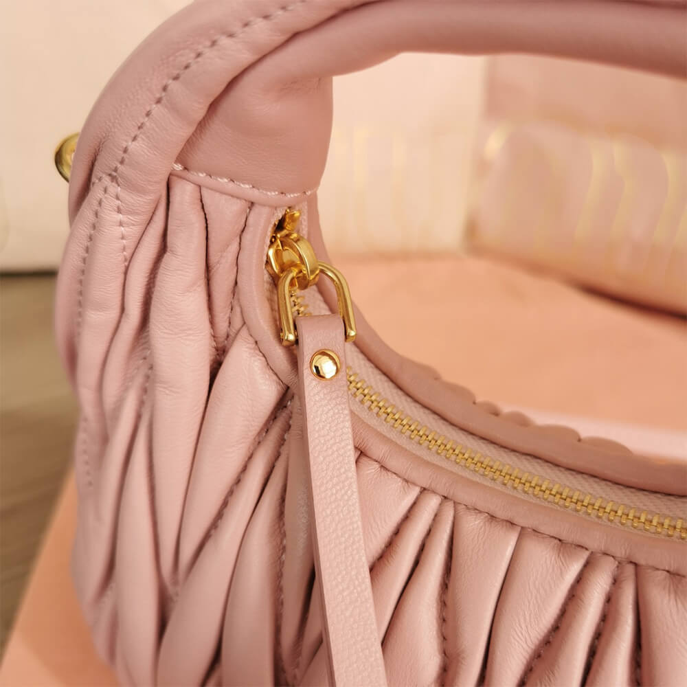 Mini Wander matelass?? nappa leather hobo bag(high-end grade)