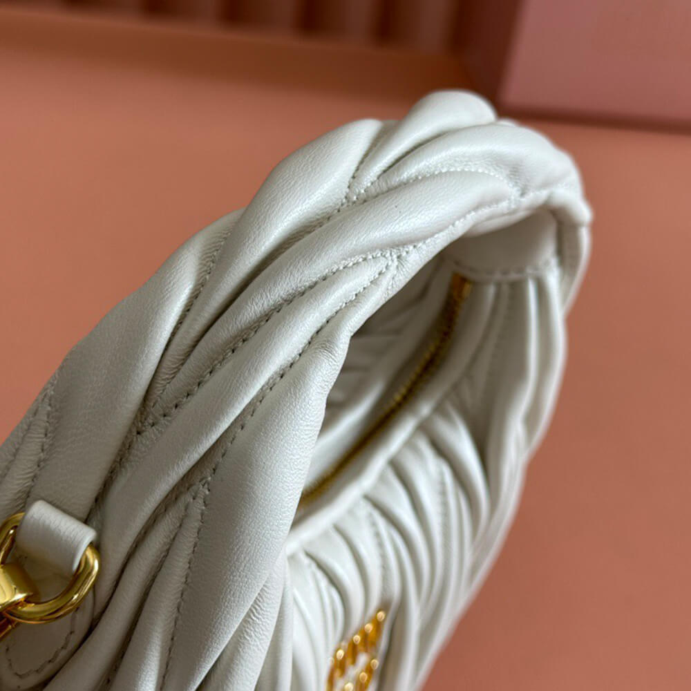 Mini Wander matelass?? nappa leather hobo bag(high-end grade)