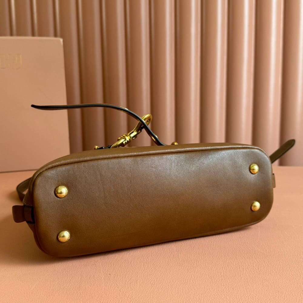 M1um1u Small Aventure nappa leather top-handle bag(HIGH-END GRADE)