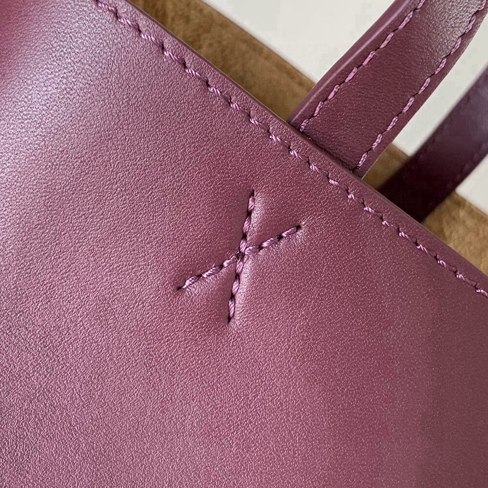 L0ew* Medium Puzzle Fold tote in shiny calfskin(HIGH-END GRADE)