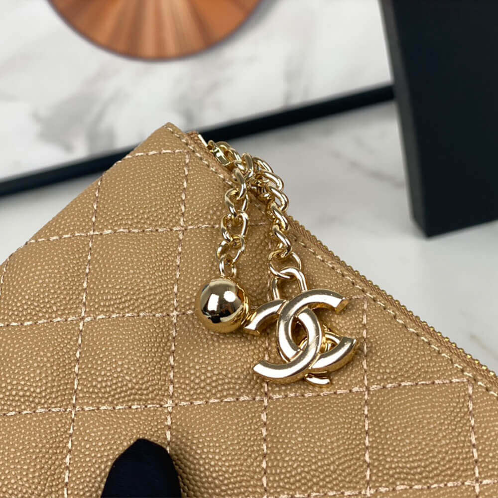 Ch**el Classic Small Zip Clutch