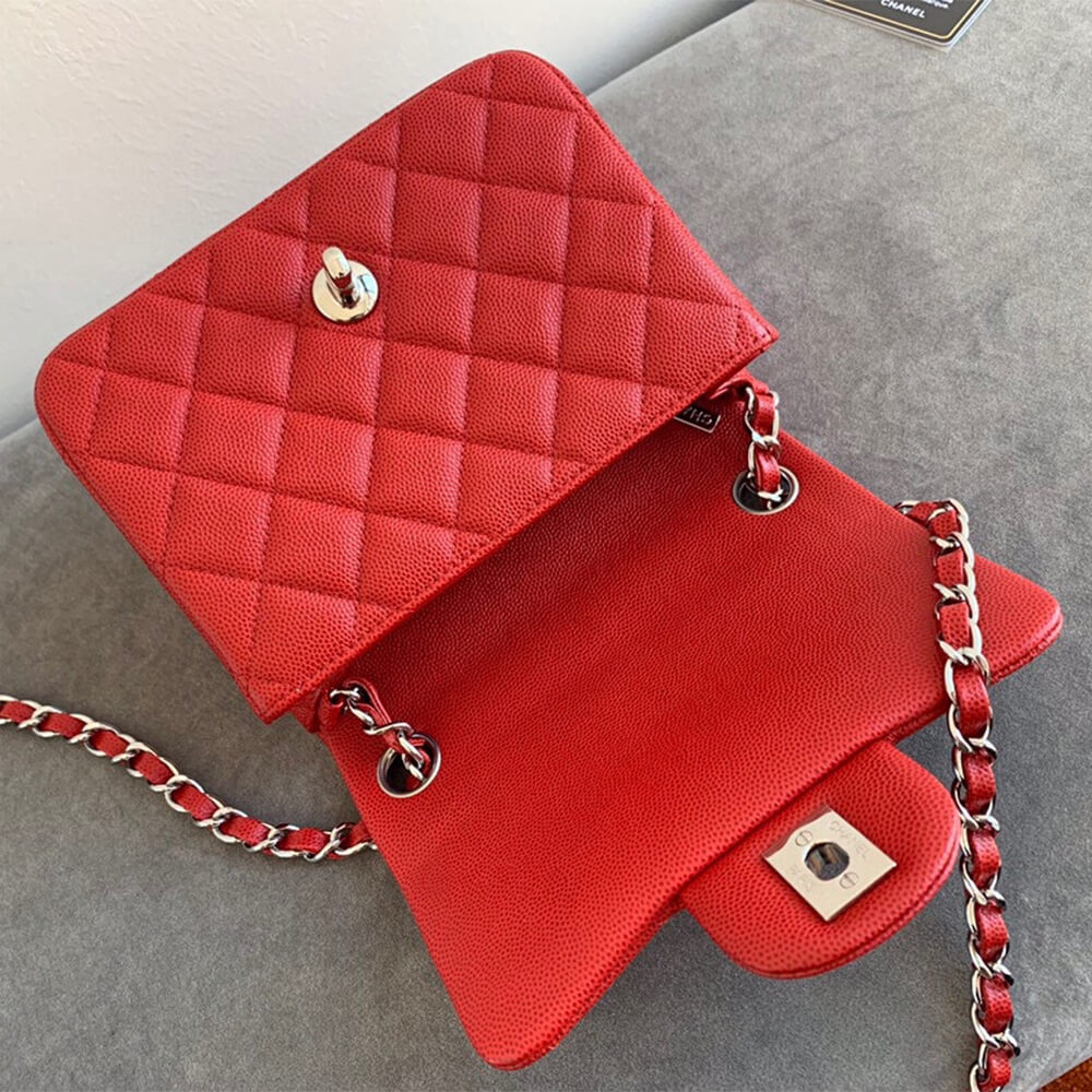 Ch**el MINI FLAP BAG(high-end grade)