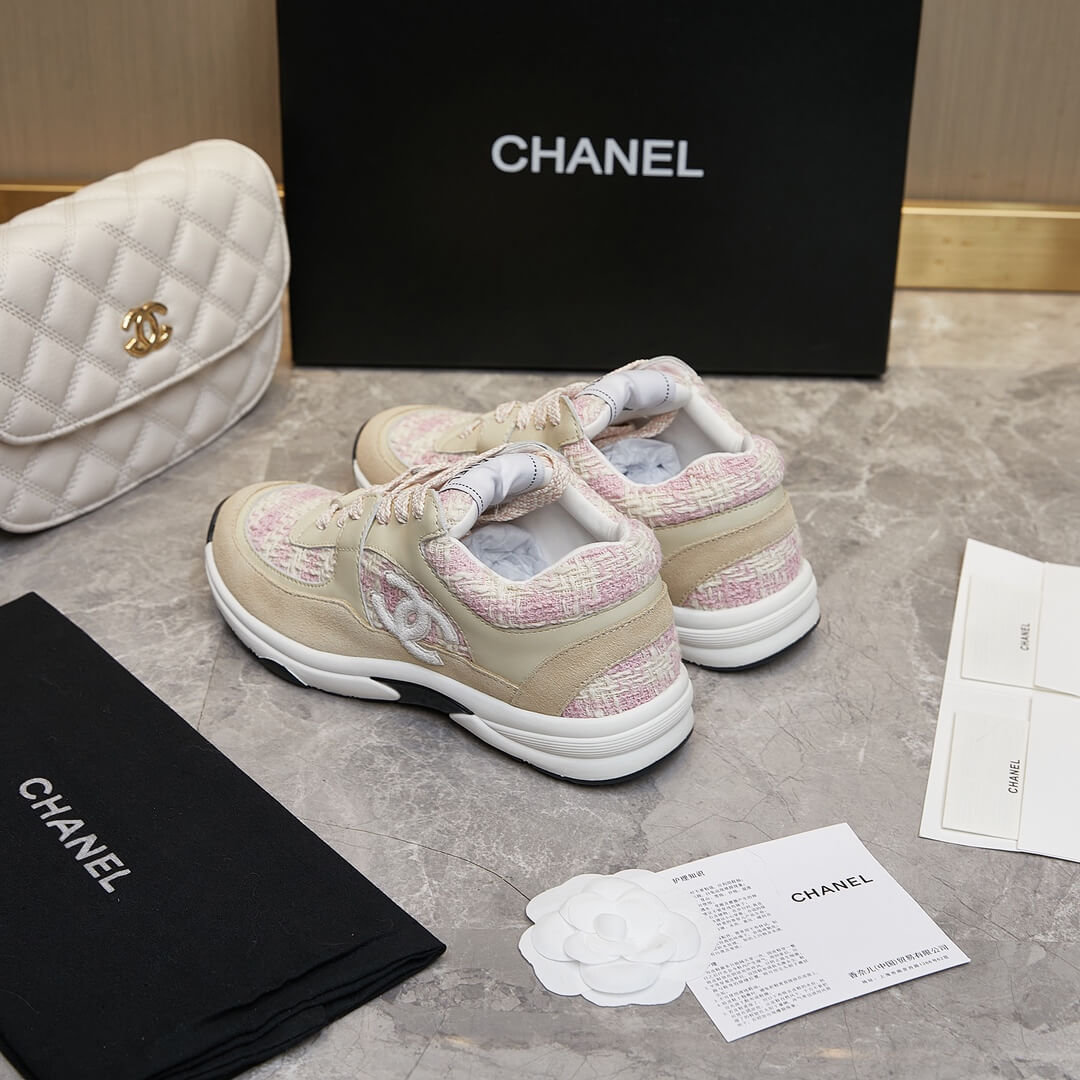 Ch**el tweed sneakers