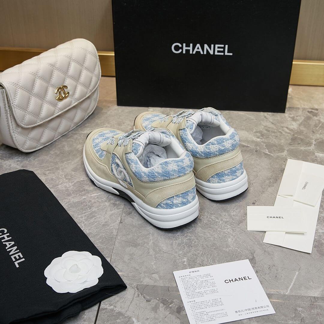 Ch**el tweed sneakers