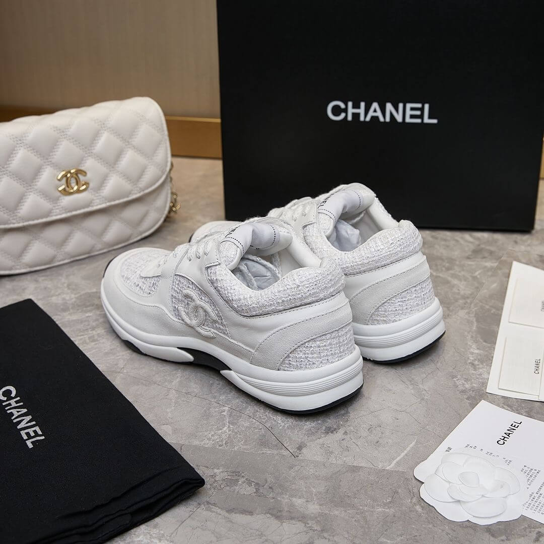 Ch**el tweed sneakers