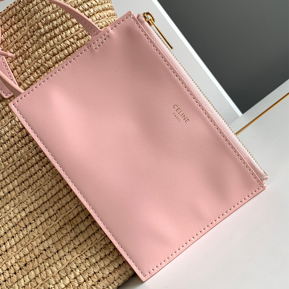 Ce1i*e TEEN S*pPLE Ce1i*e CLASSIC PANIER IN Raffia and calfskin(high-end grade)