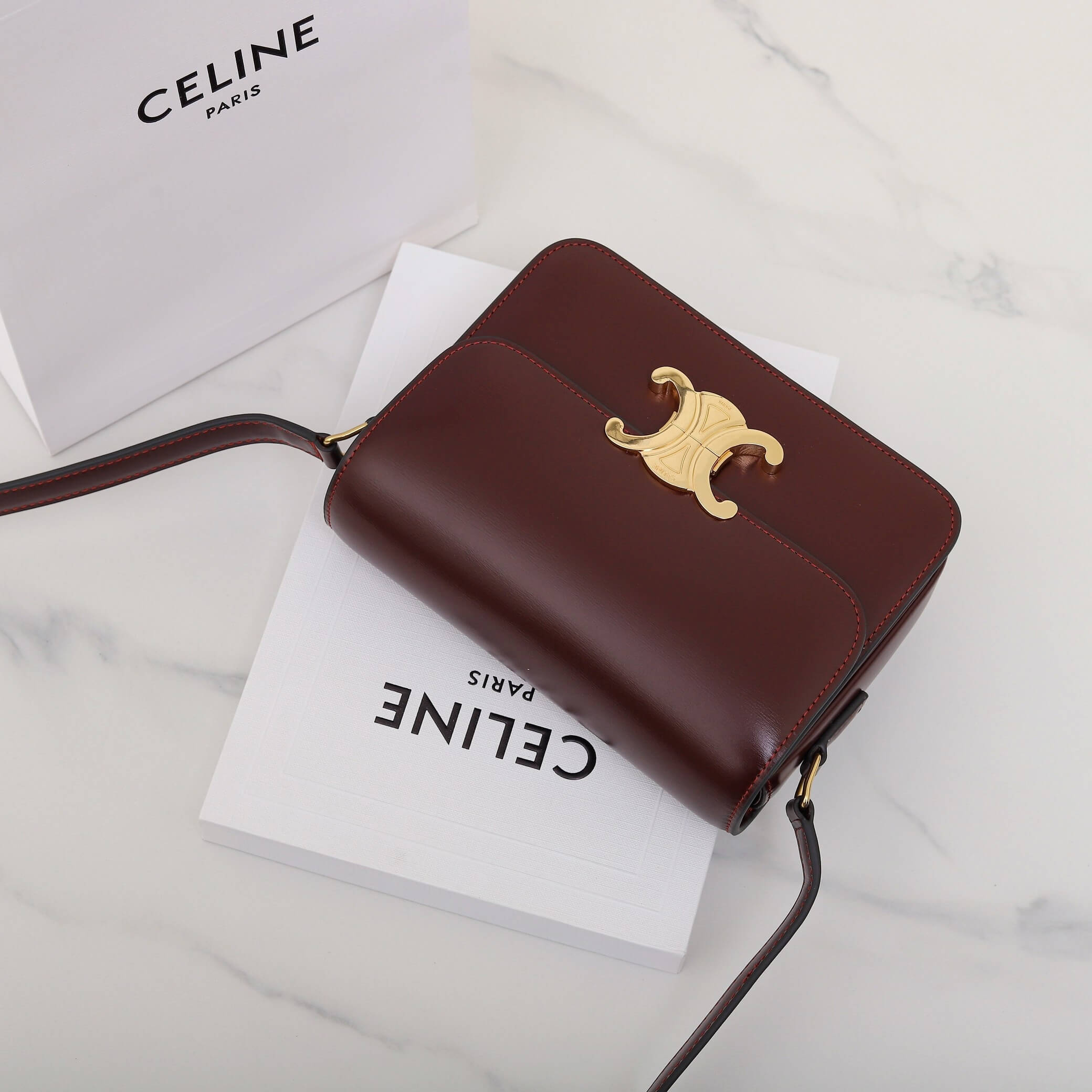 Ce1i*e TEEN TRIOMPHE handbag(HIGH-END GRADE)