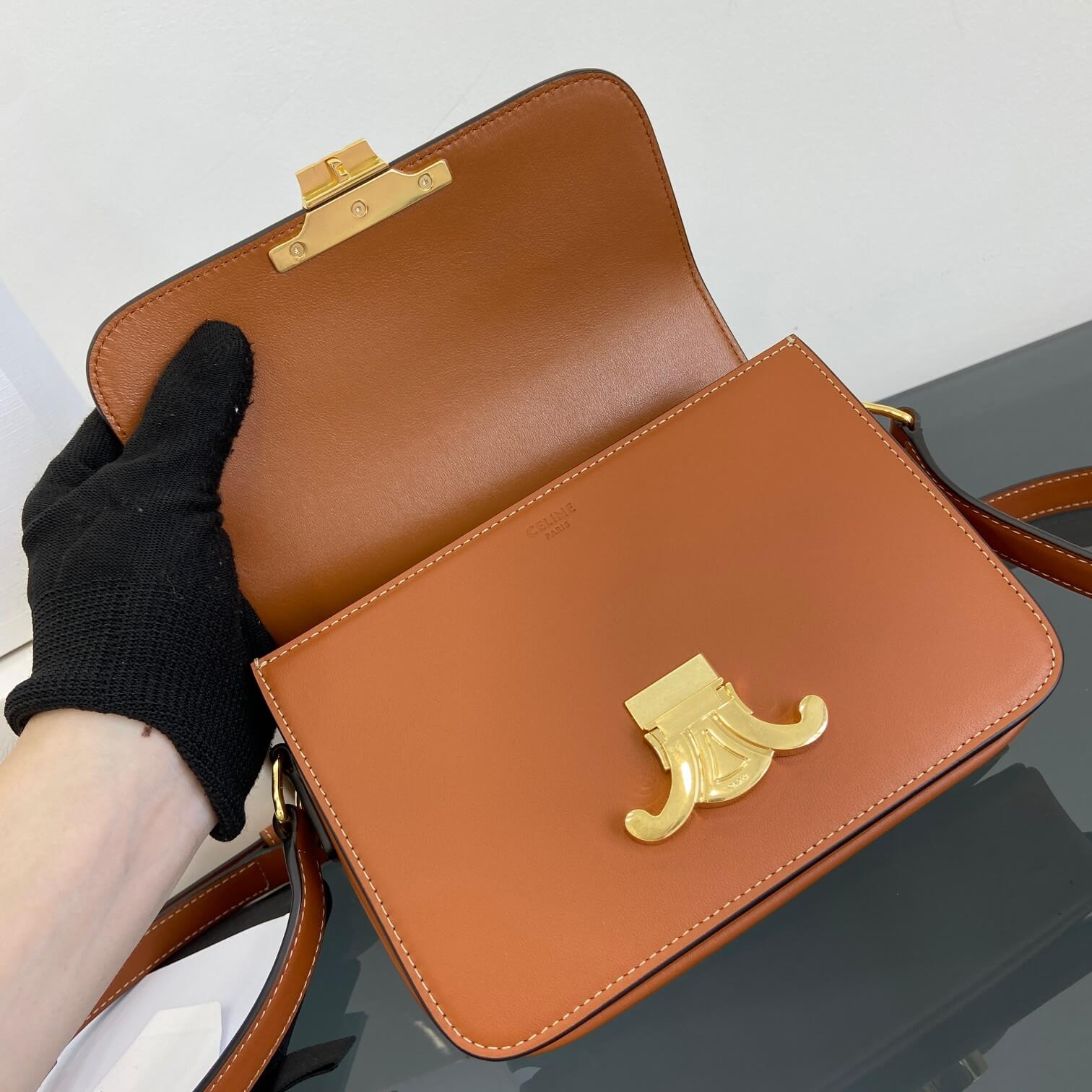 Ce1i*e TEEN TRIOMPHE handbag(HIGH-END GRADE)