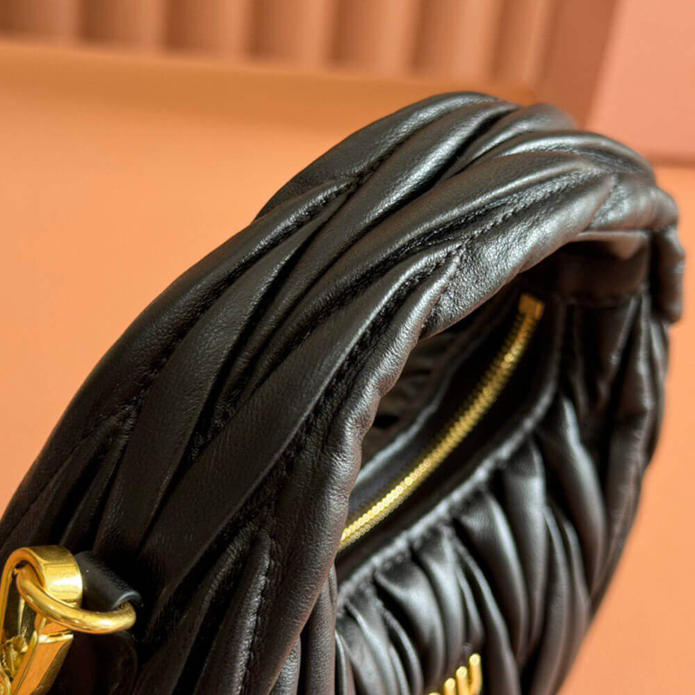 Mini Wander matelass?? nappa leather hobo bag(high-end grade)