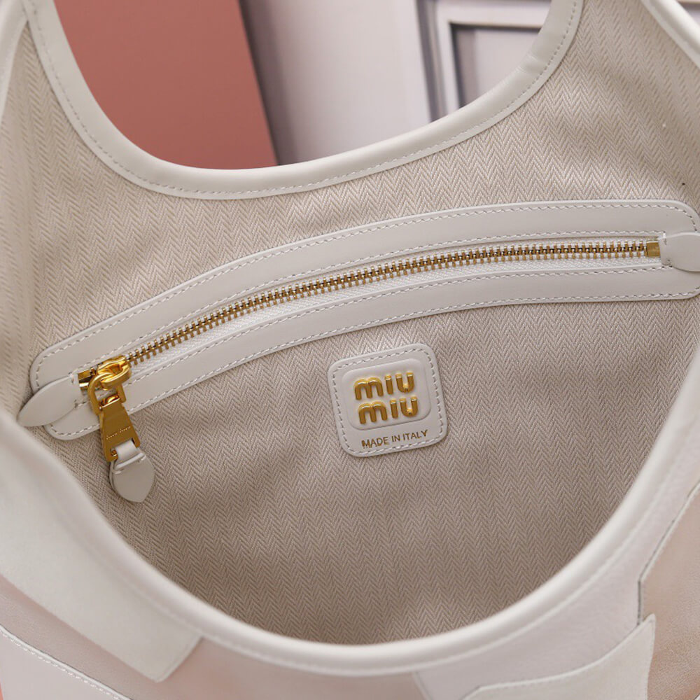 M1um1u REGULAR IVY leather patchwork bag(HIGH-END GRADE)