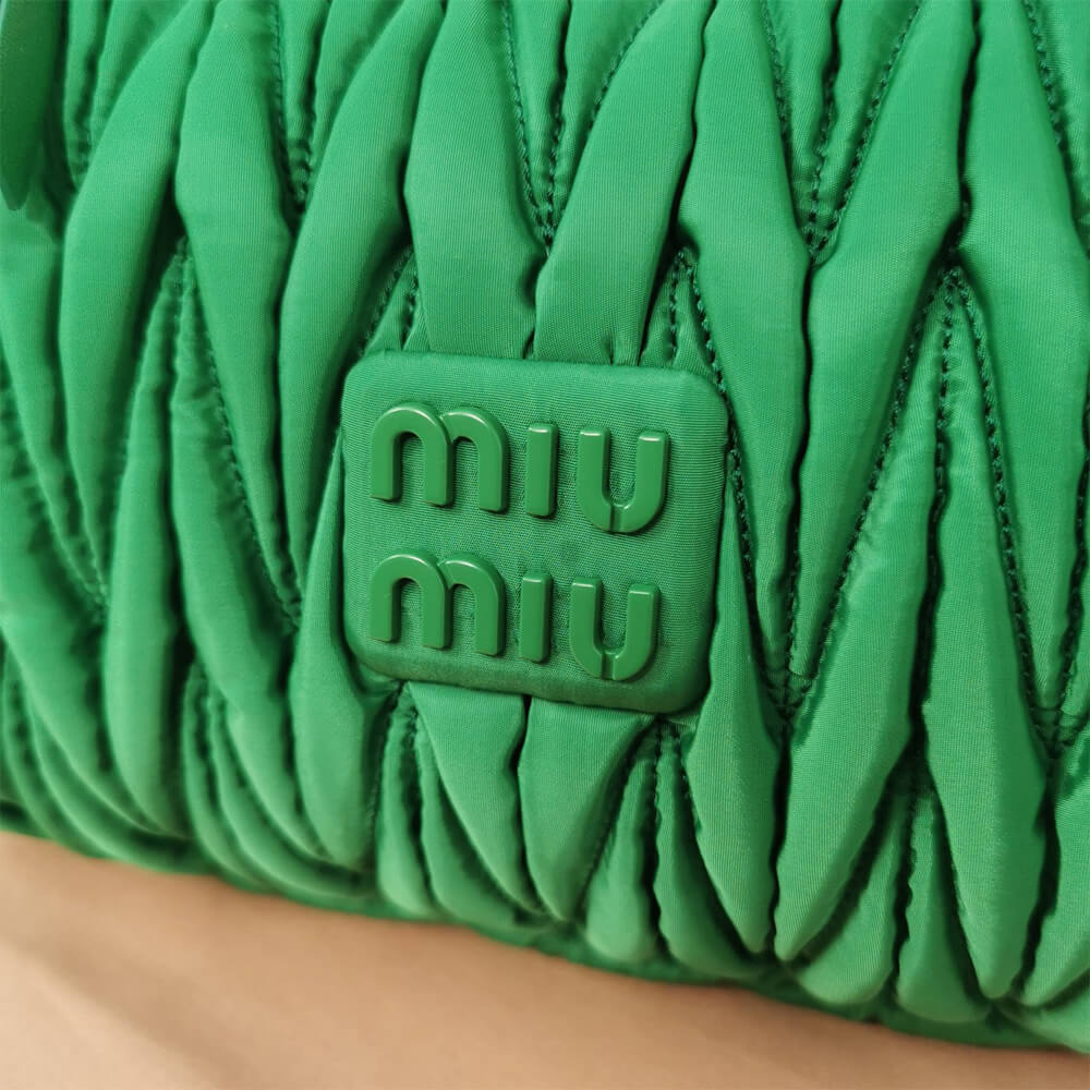 M1v wander matelasse regenerated nylon hobo bag
