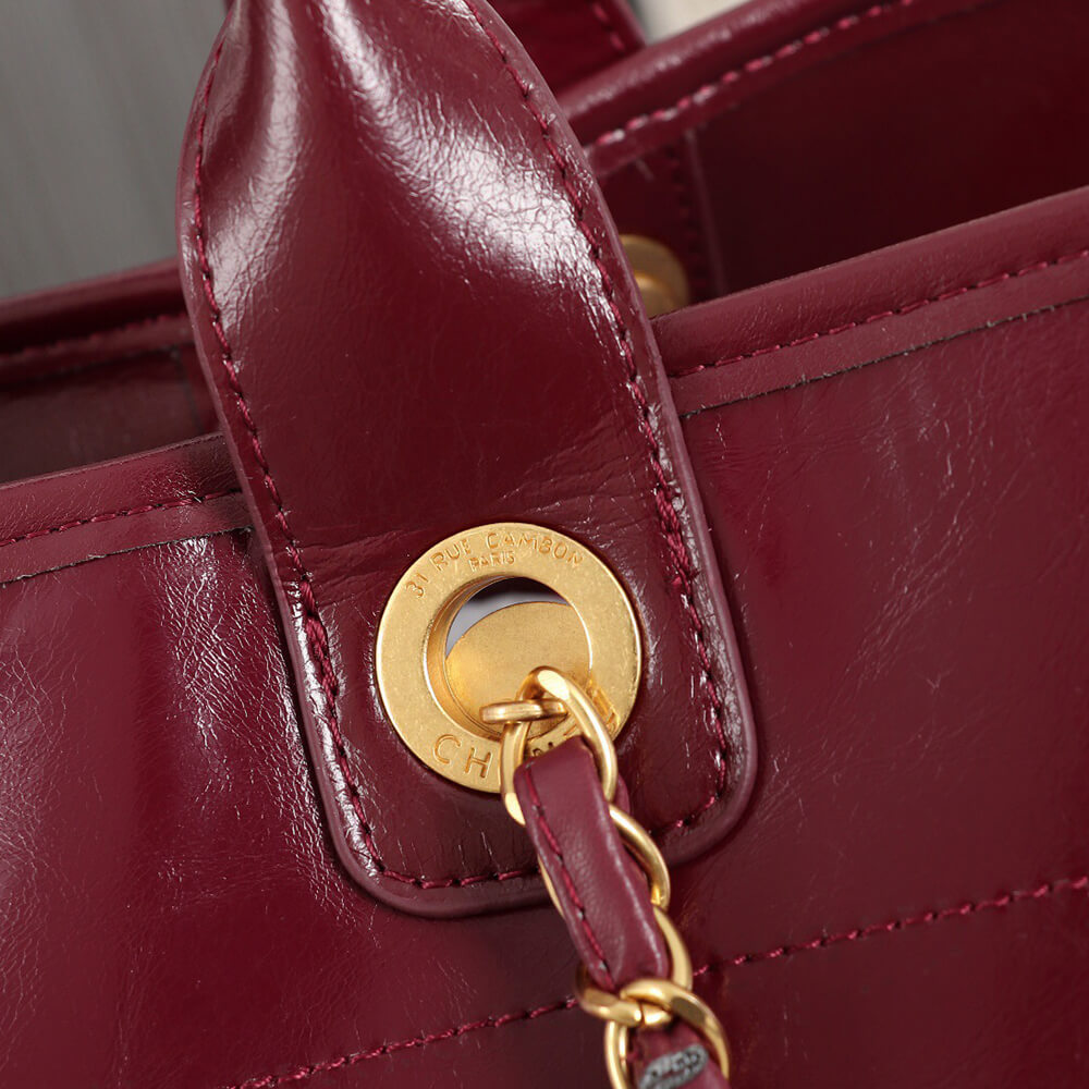 Ch**el LARGE DEAUVILLE TOTE