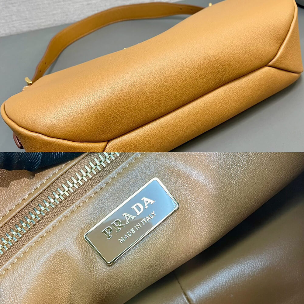 Pra*a Aimee medium leather shoulder bag