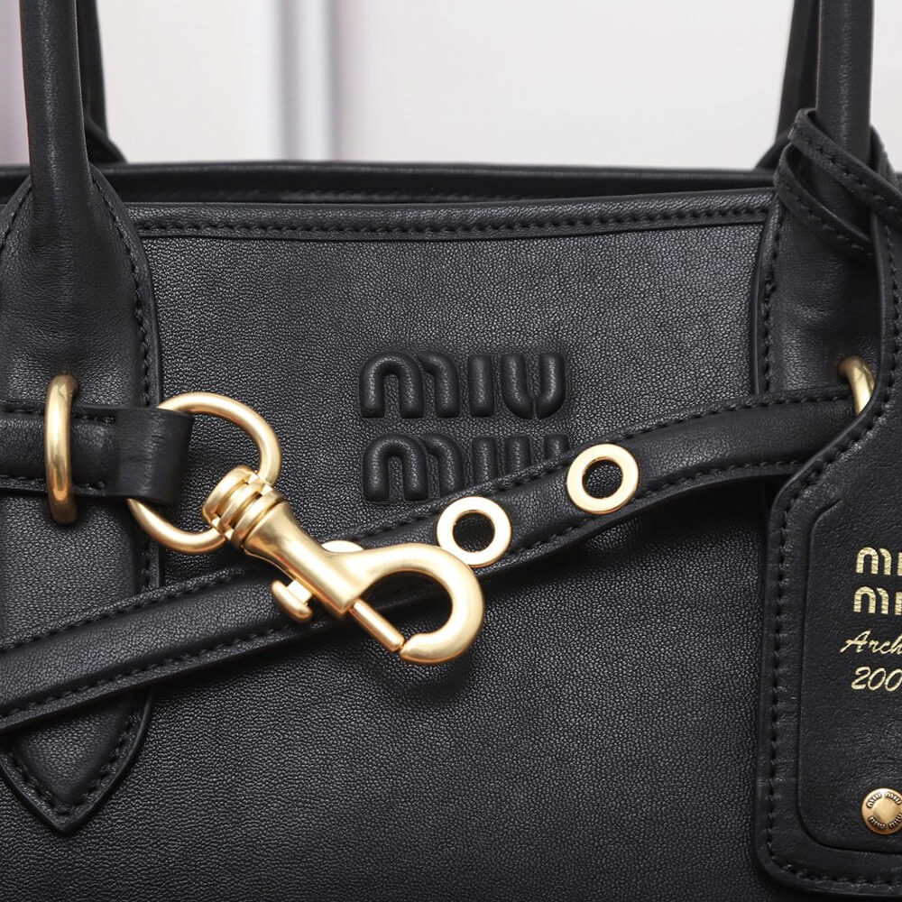 M1um1u Large Aventure nappa leather bag(HIGH-END GRADE)