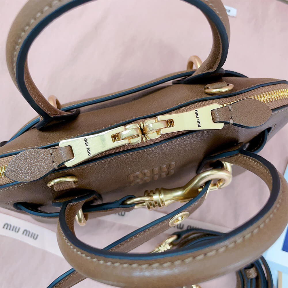 M1um1u Mini Aventure mini nappa leather bag(HIGH-END GRADE)