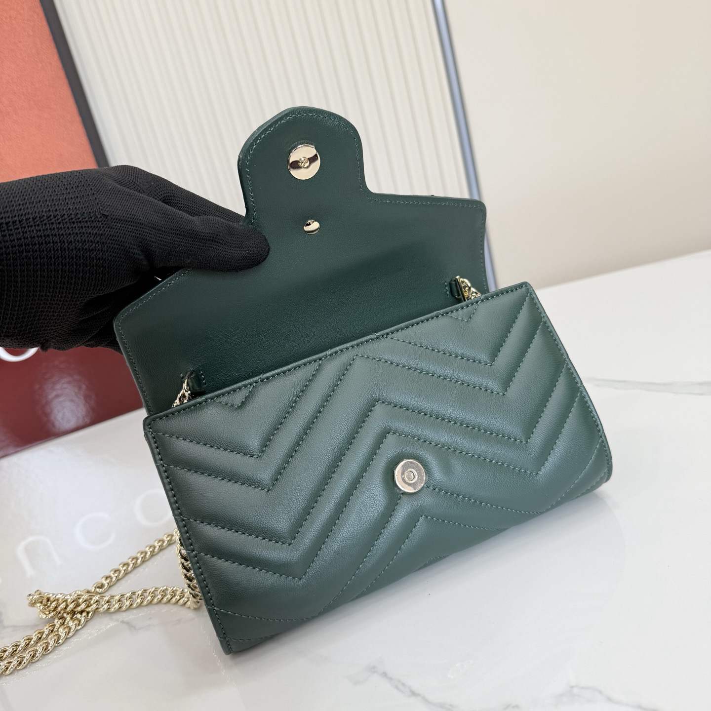 GG Marmont Chain Wallet
