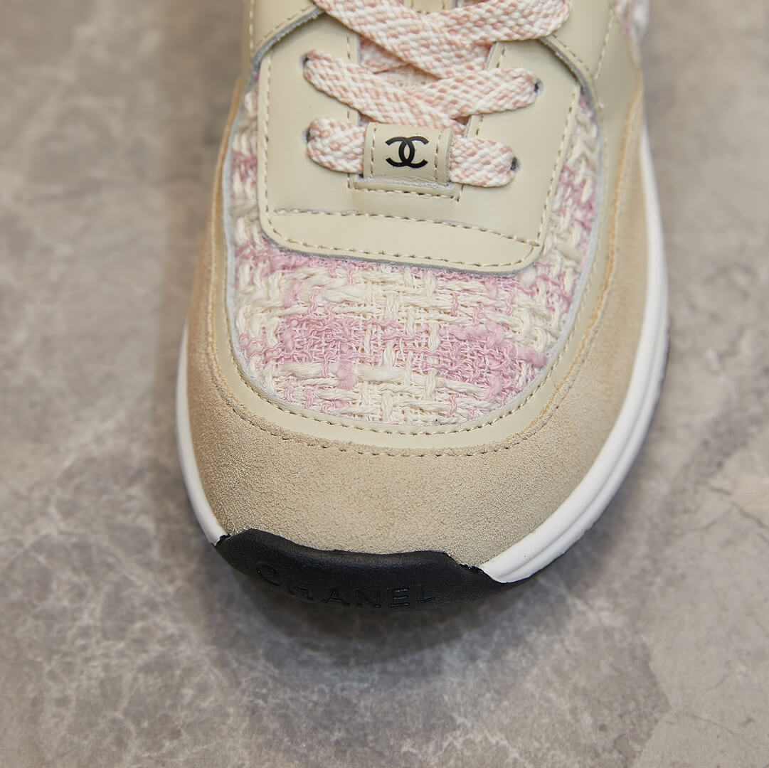 Ch**el tweed sneakers