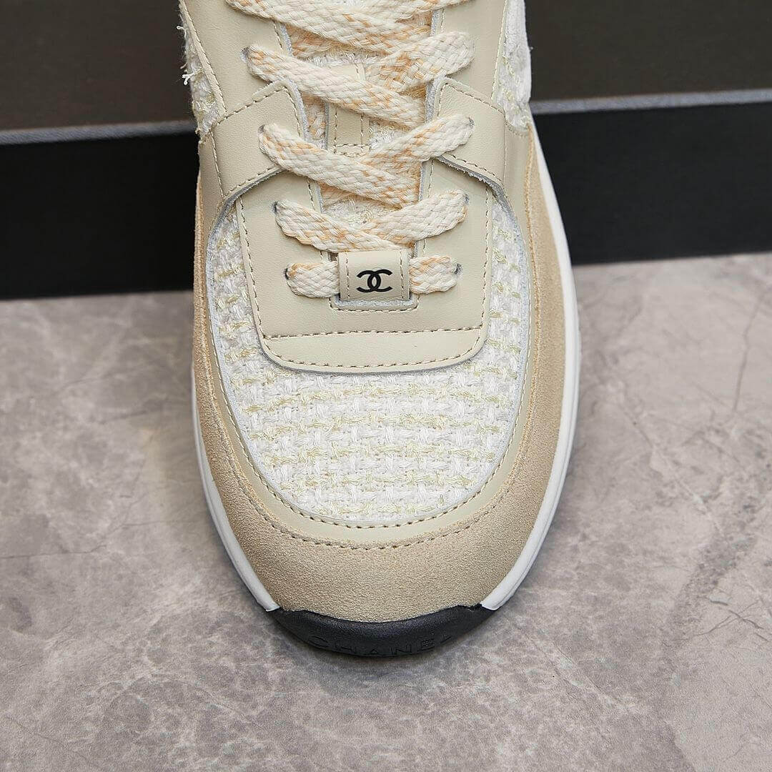 Ch**el tweed sneakers