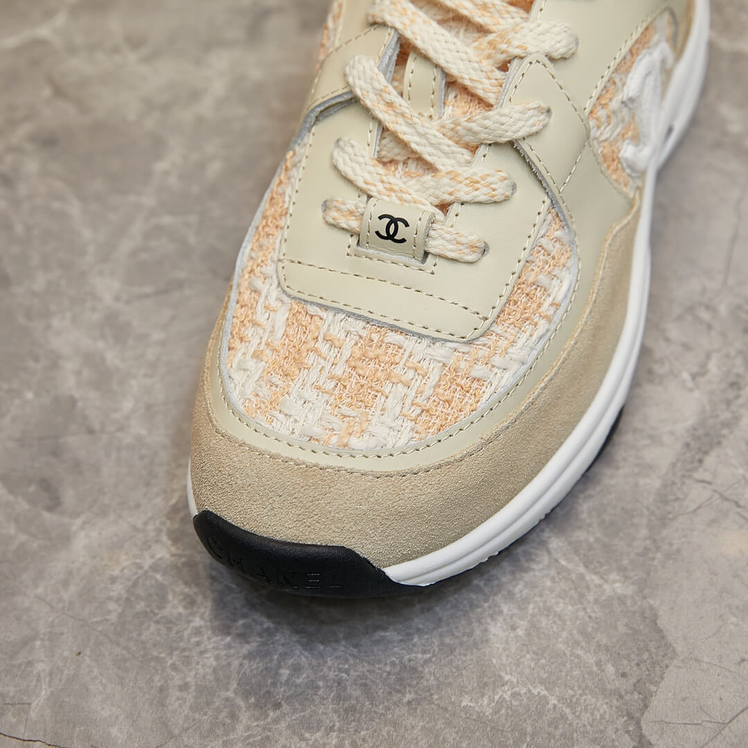 Ch**el tweed sneakers