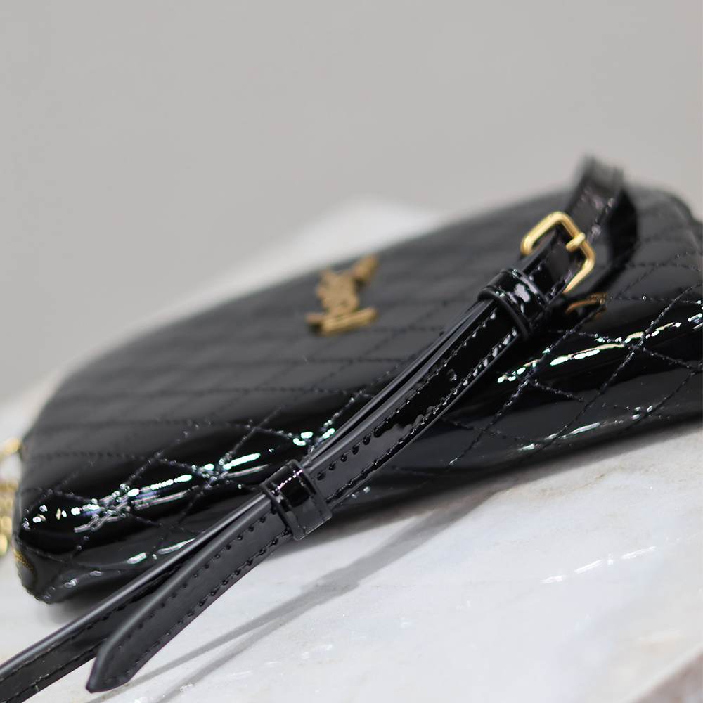 Y51 GABY ZIPPERED POUCH IN LAMBSKIN