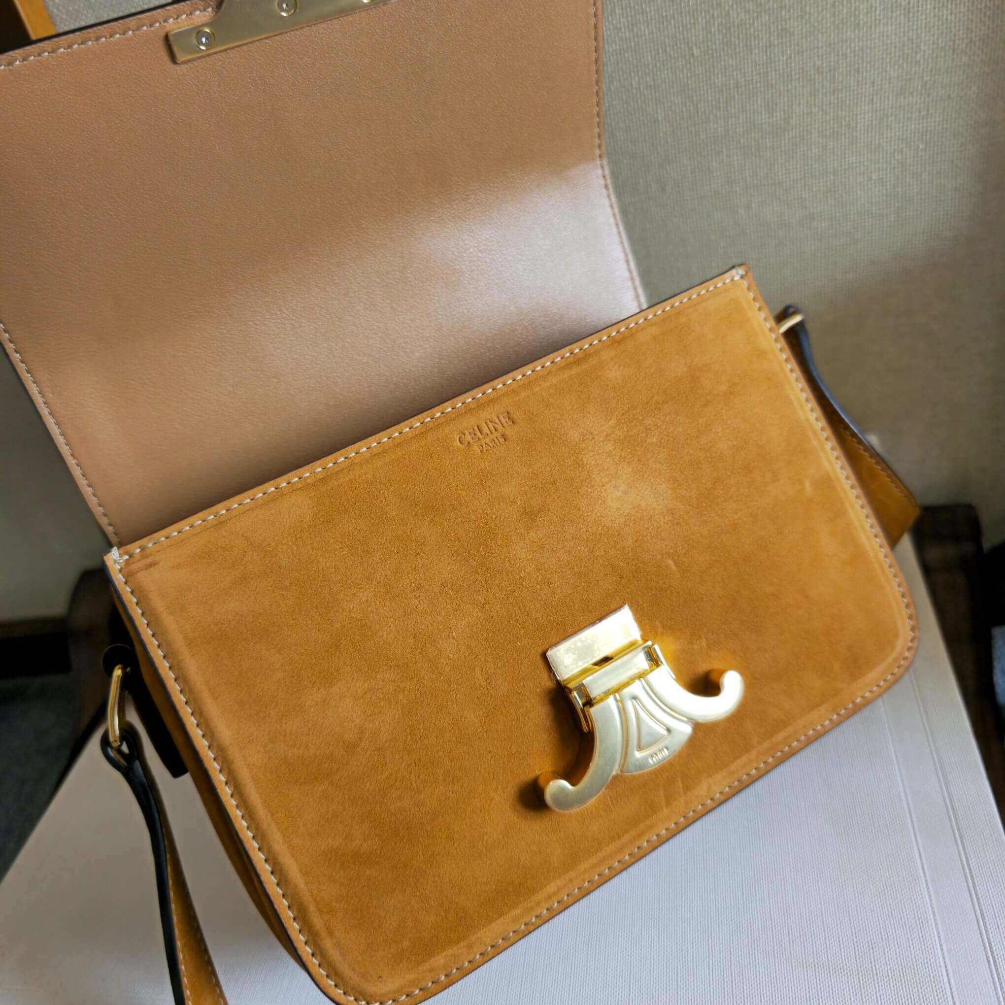 Ce1i*e TEEN TRIOMPHE handbag(HIGH-END GRADE)