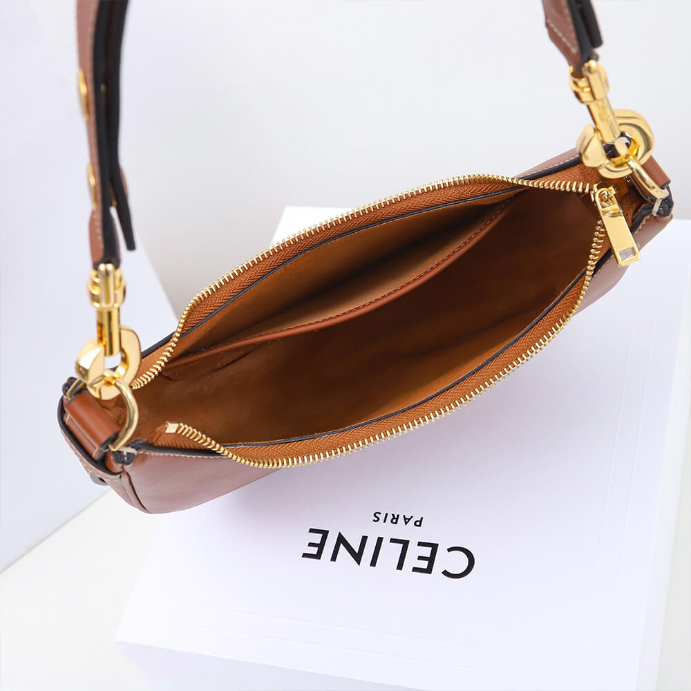Ce1i*e Medium Ava Strap Bag in Calfskin(HIGH-END GRADE)