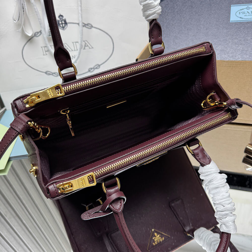 Pra*a Galleria medium Saffiano leather bag(HIGH-END GRADE)