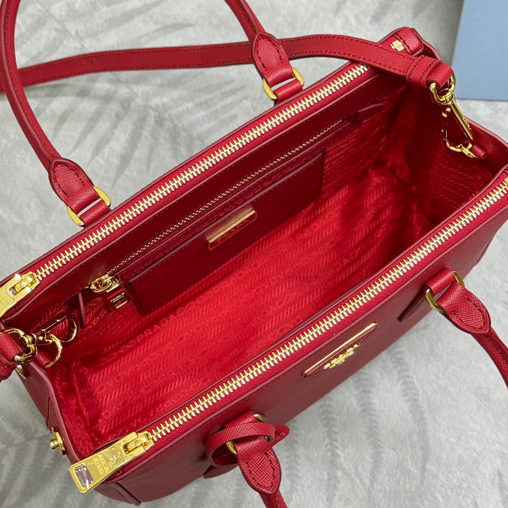 Pra*a Galleria medium Saffiano leather bag(HIGH-END GRADE)