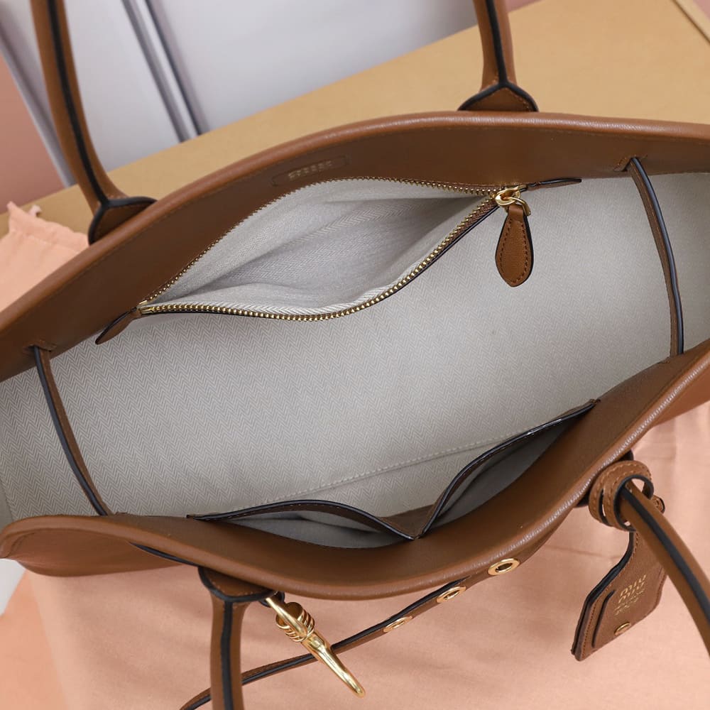 M1um1u Large Aventure nappa leather bag(HIGH-END GRADE)