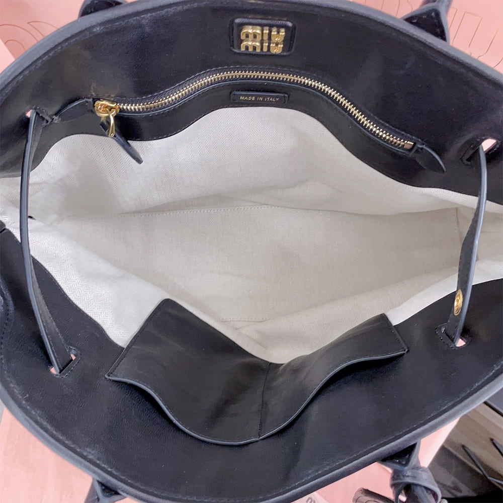 M1um1u Medium Aventure nappa leather bag(HIGH-END GRADE)