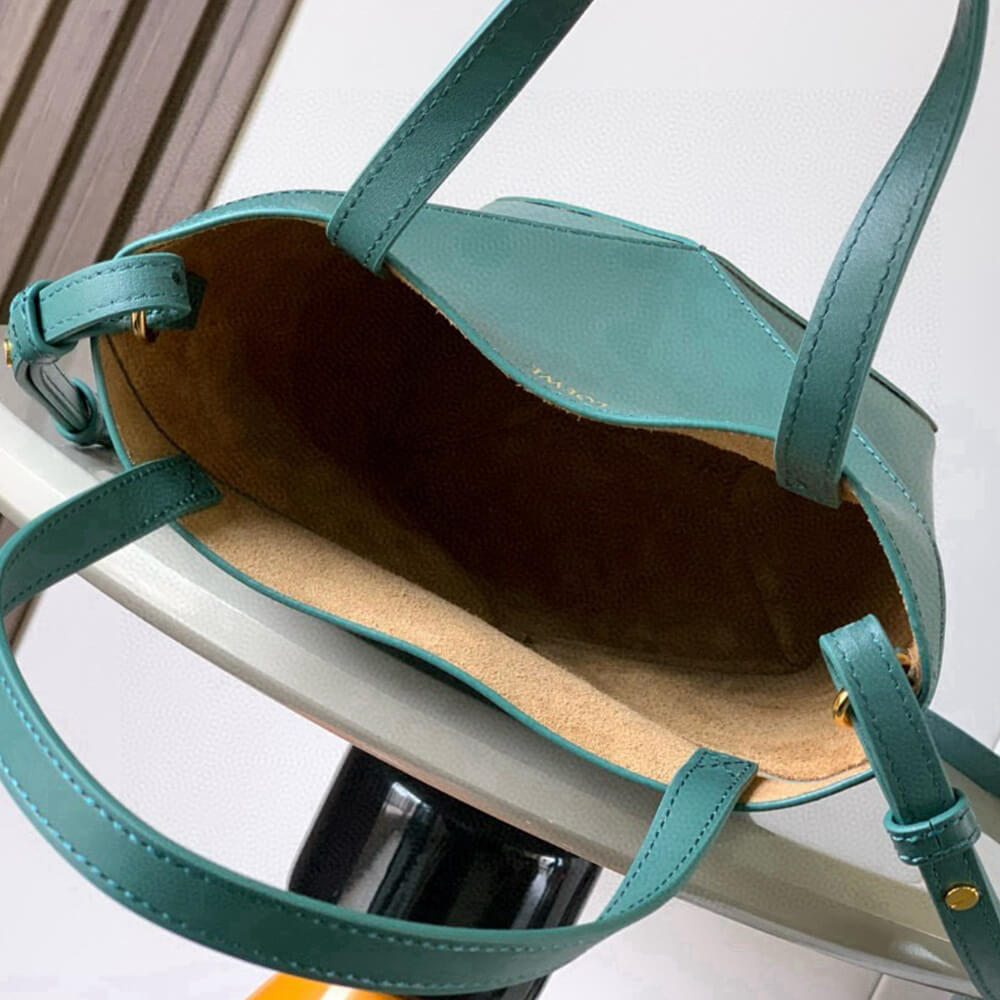 L0ew* Mini Puzzle Fold tote in shiny calfskin(HIGH-END GRADE)