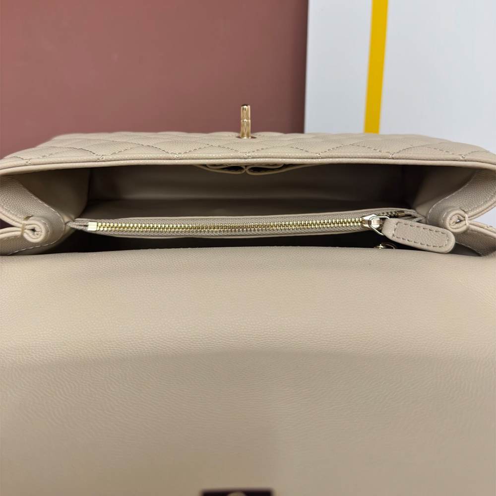 Ch**el Large Coco Handle Flap Shoulder Bag