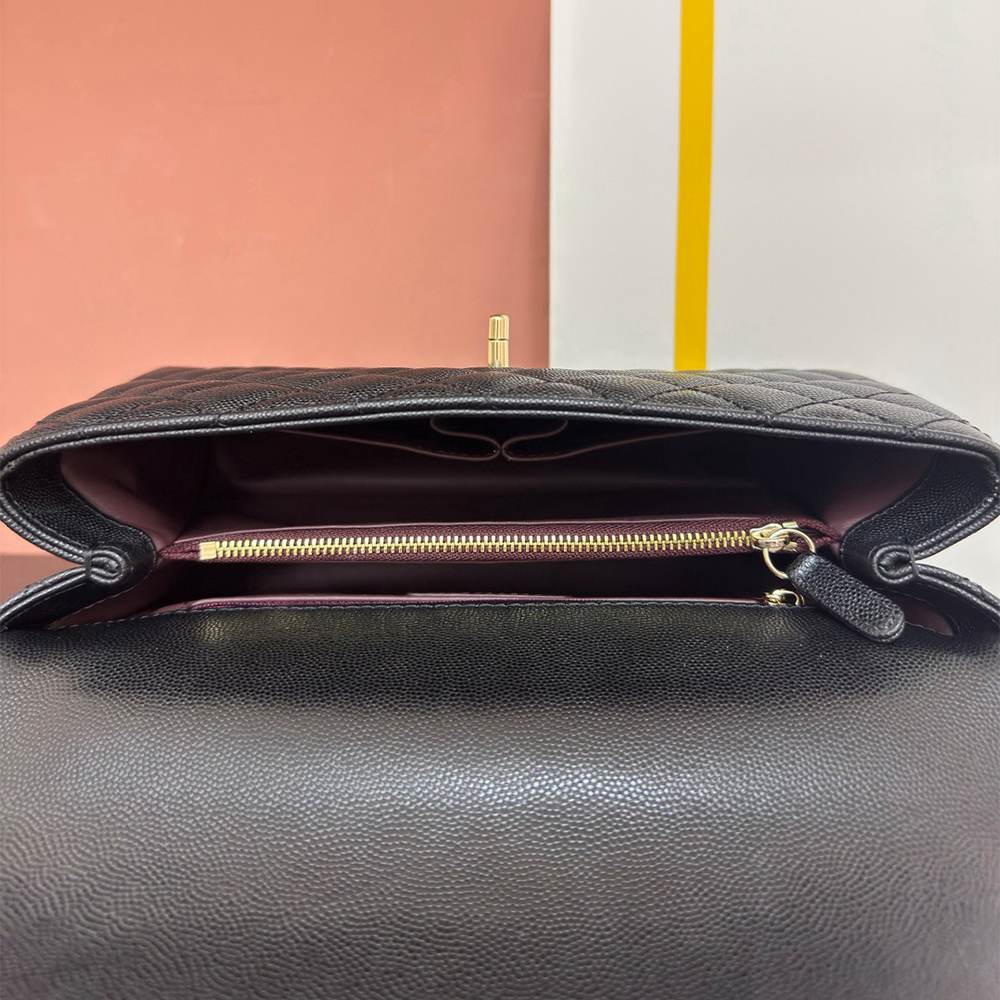 Ch**el Large Coco Handle Flap Shoulder Bag