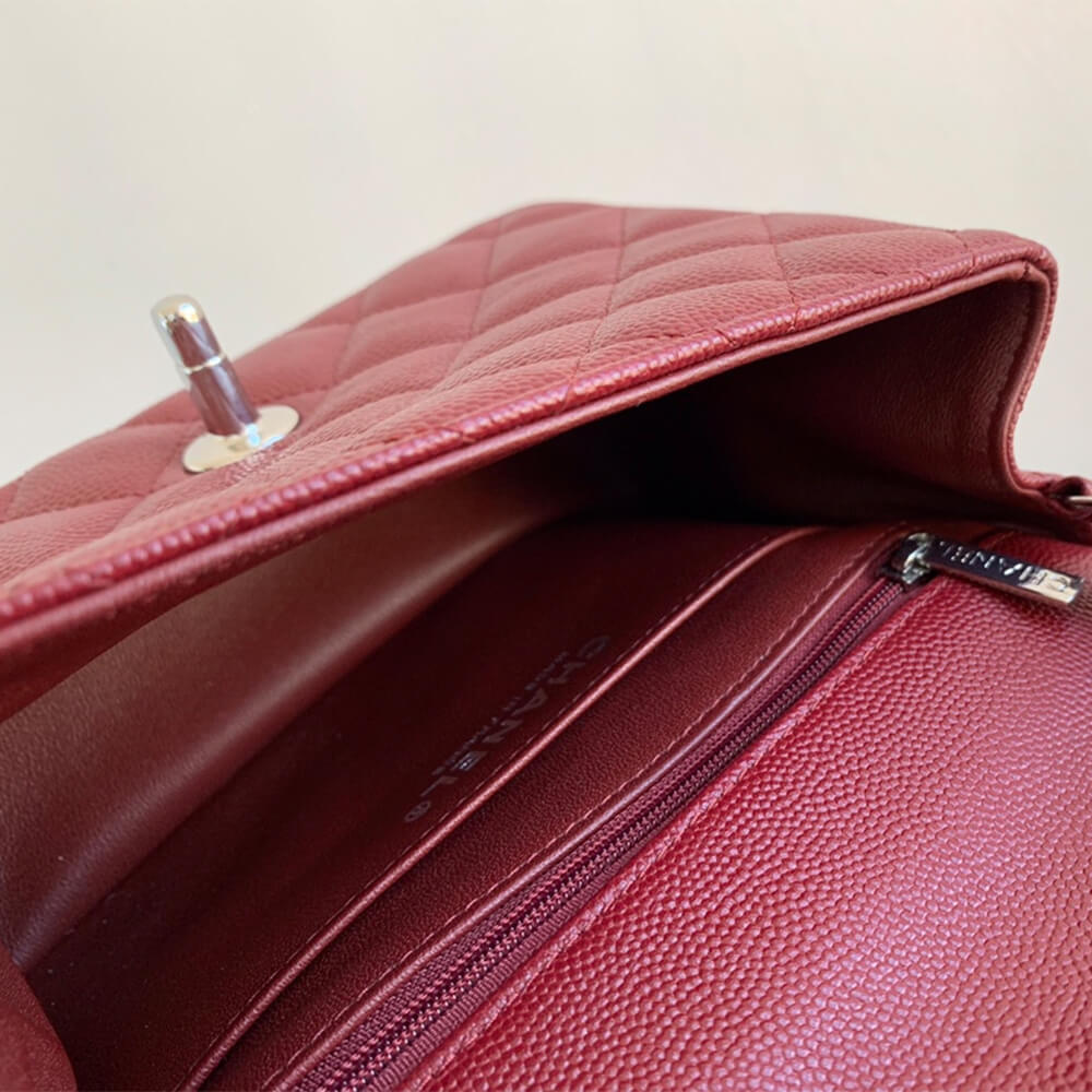 Ch**el MINI FLAP BAG(high-end grade)