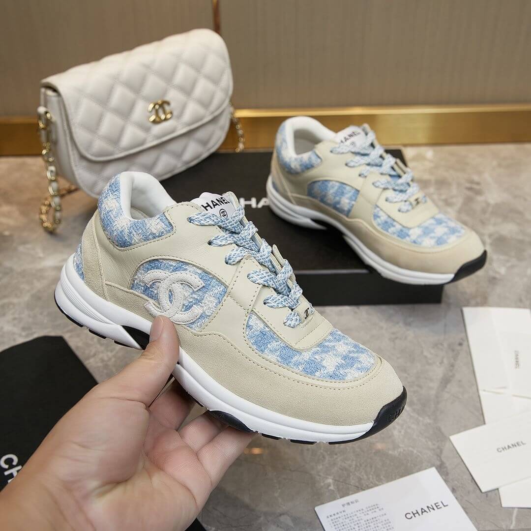 Ch**el tweed sneakers