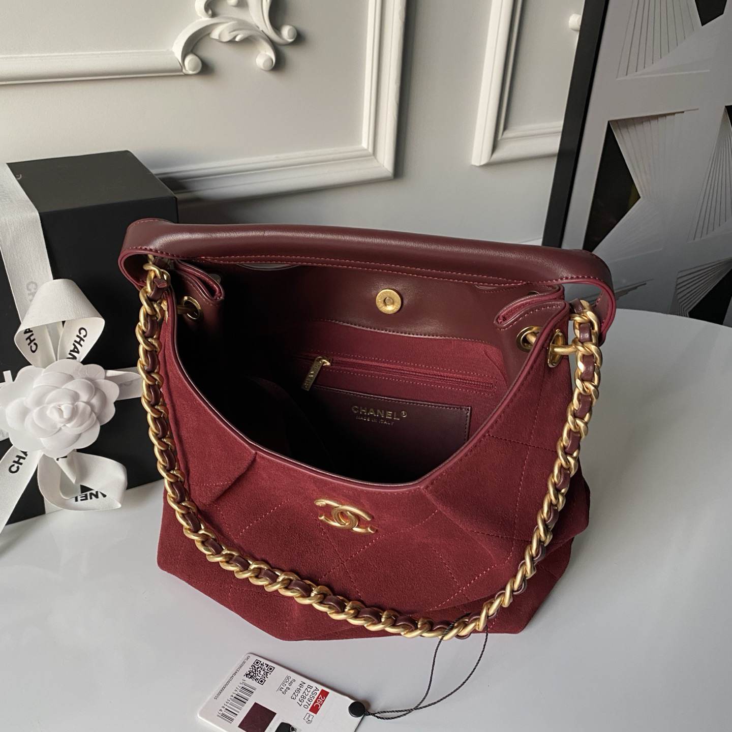 Ch**el Large Hobo Bag(HIGH-END GRADE)