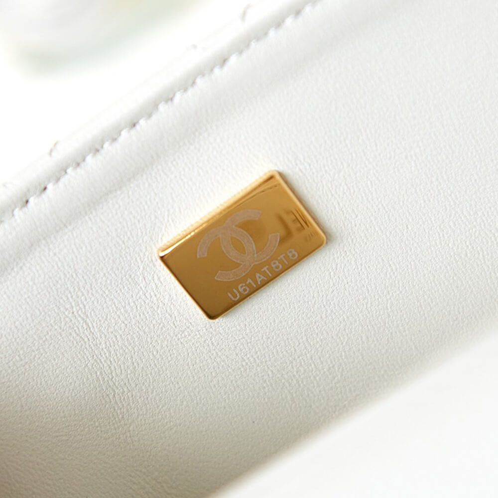 Ch**el Mini Flap With Top Handle