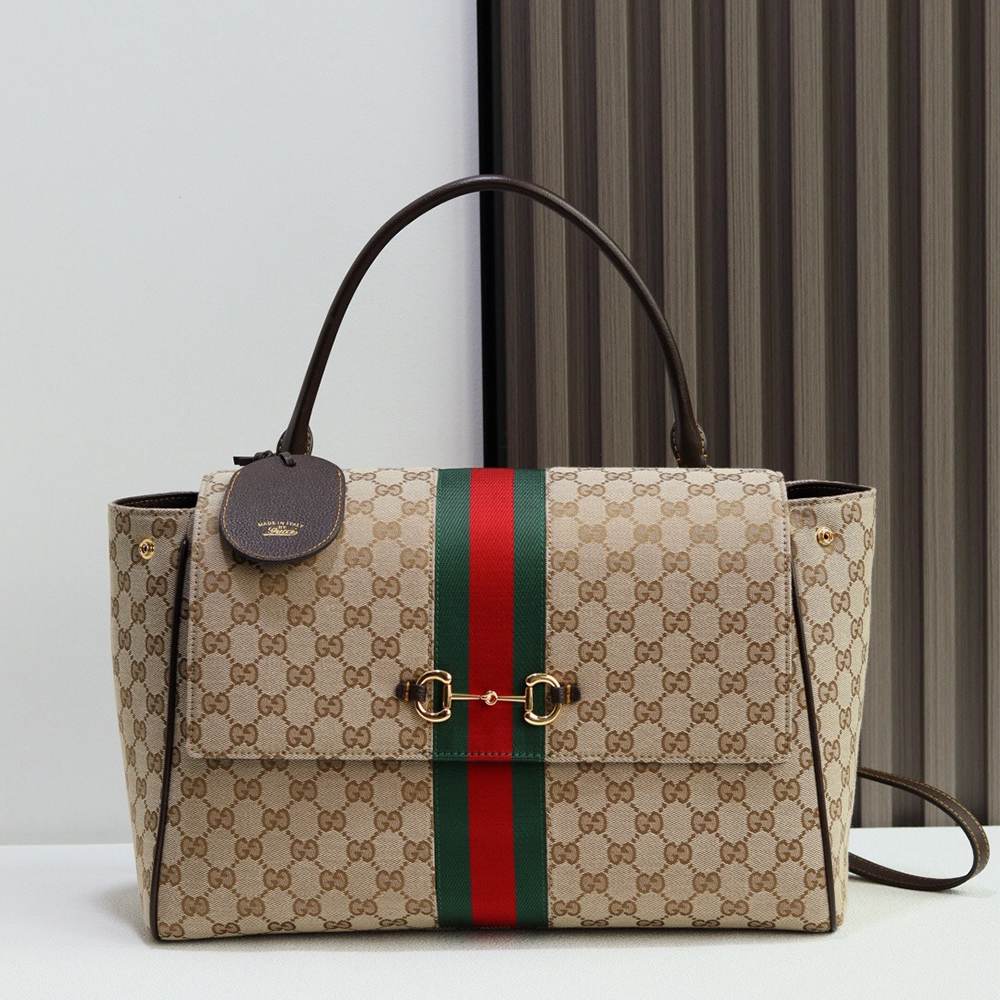 GG Paparazzo large top handle bag