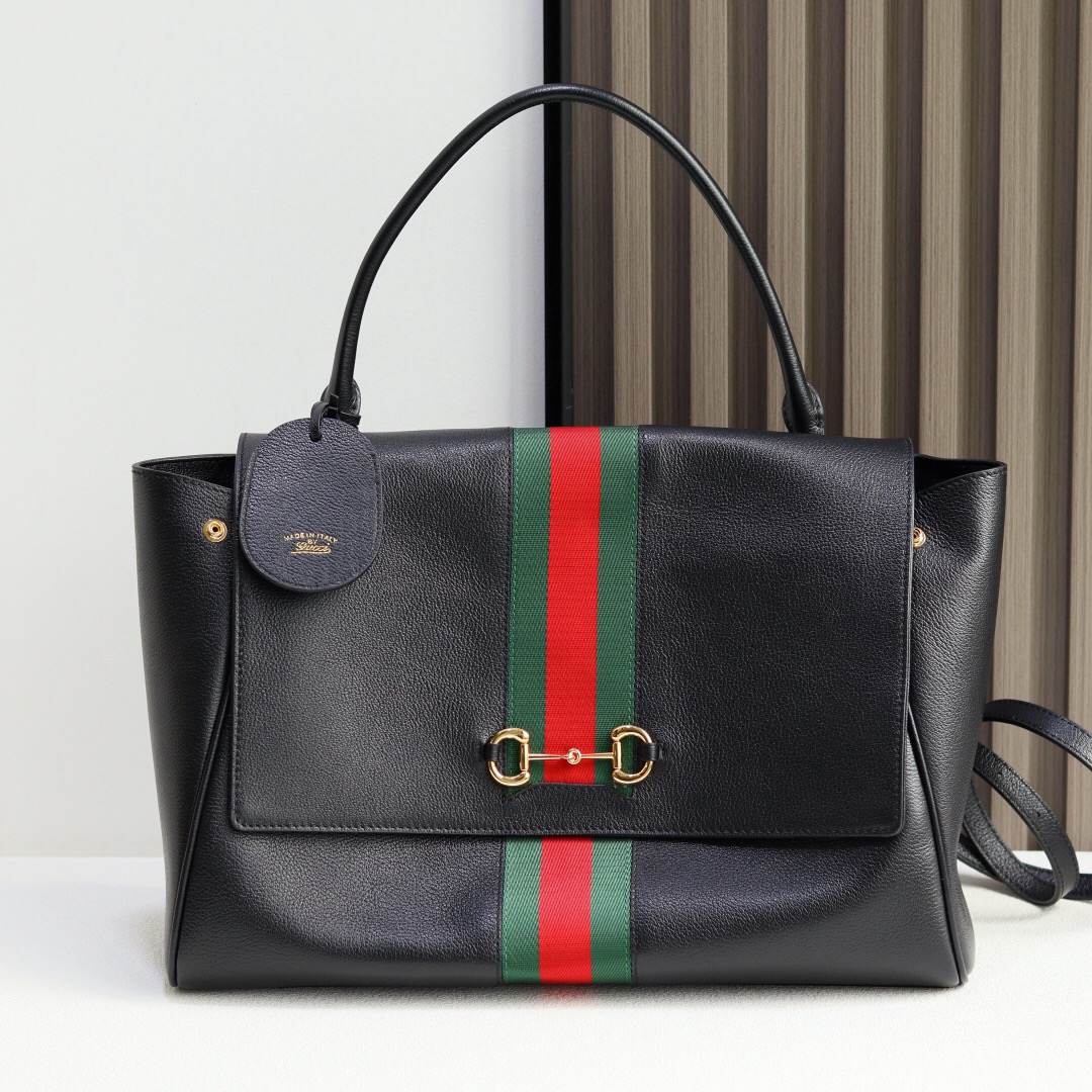 GG Paparazzo large top handle bag