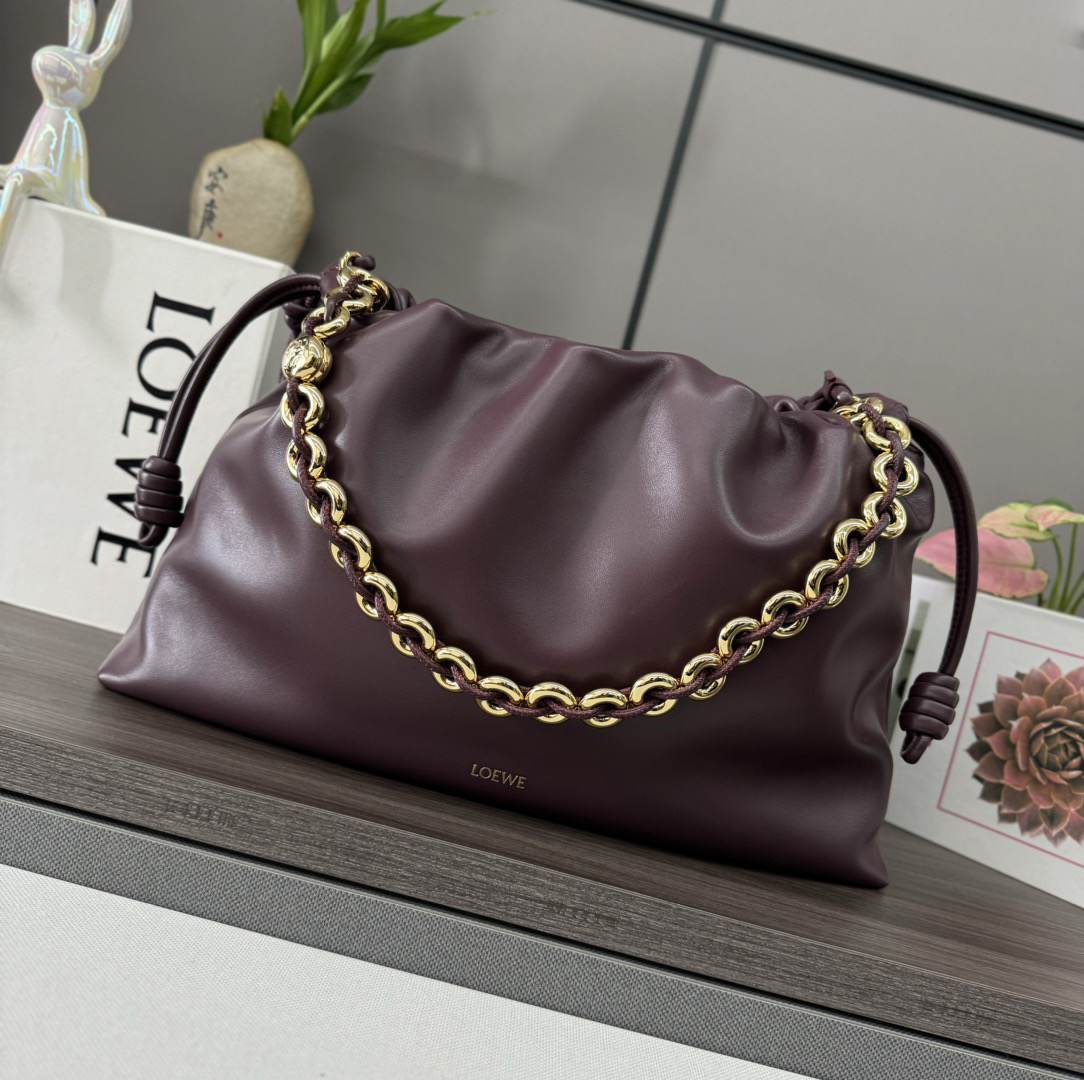 L0ew* Large Flamenco purse in mellow nappa lambskin(HIGH-END GRADE)