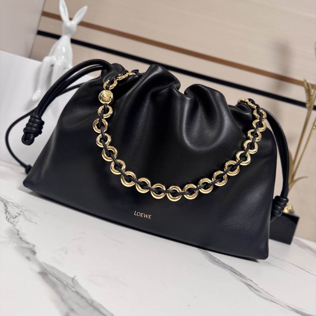 L0ew* Large Flamenco purse in mellow nappa lambskin(HIGH-END GRADE)