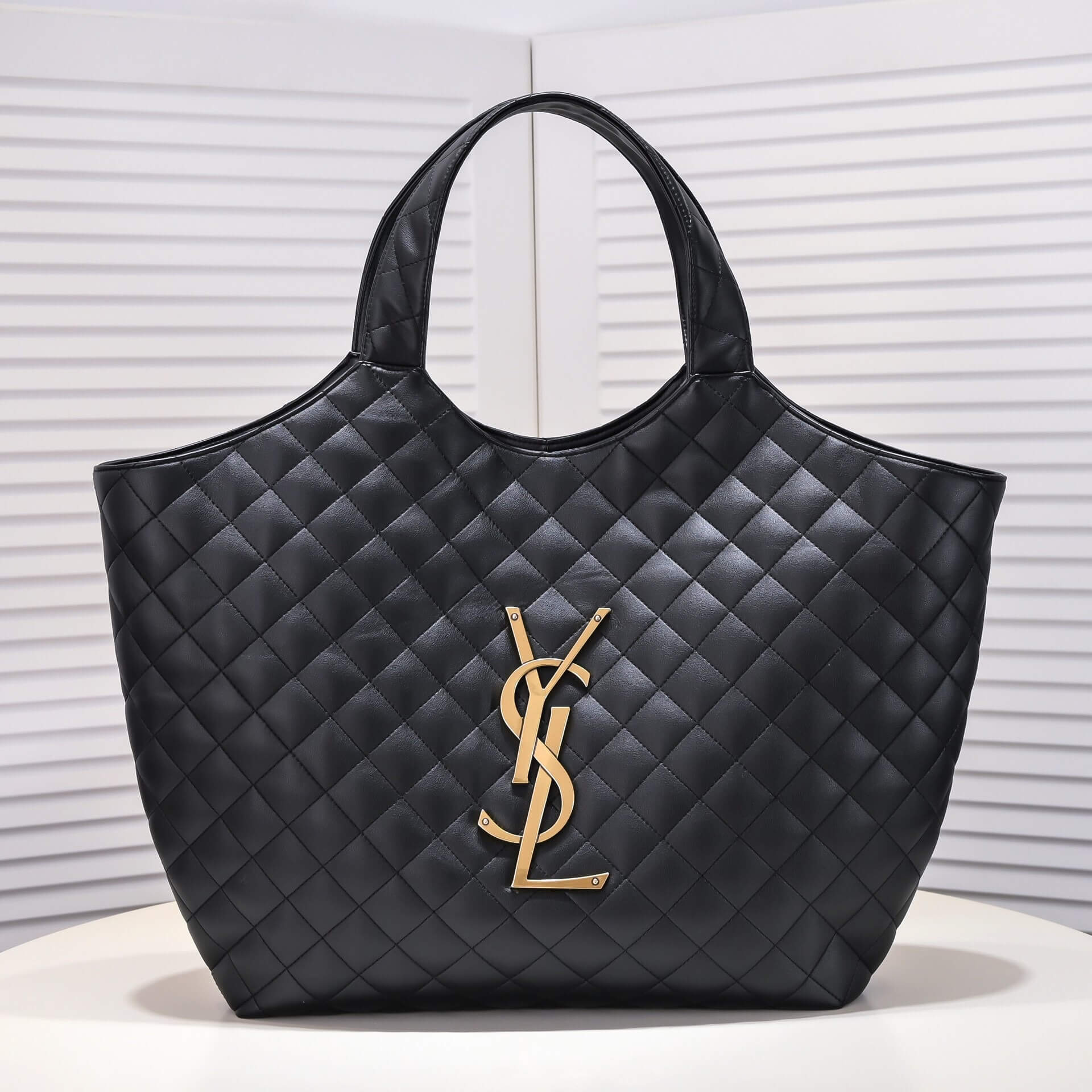 Y51 Icare quilted lambskin oversized shopping bag(High-end grade)