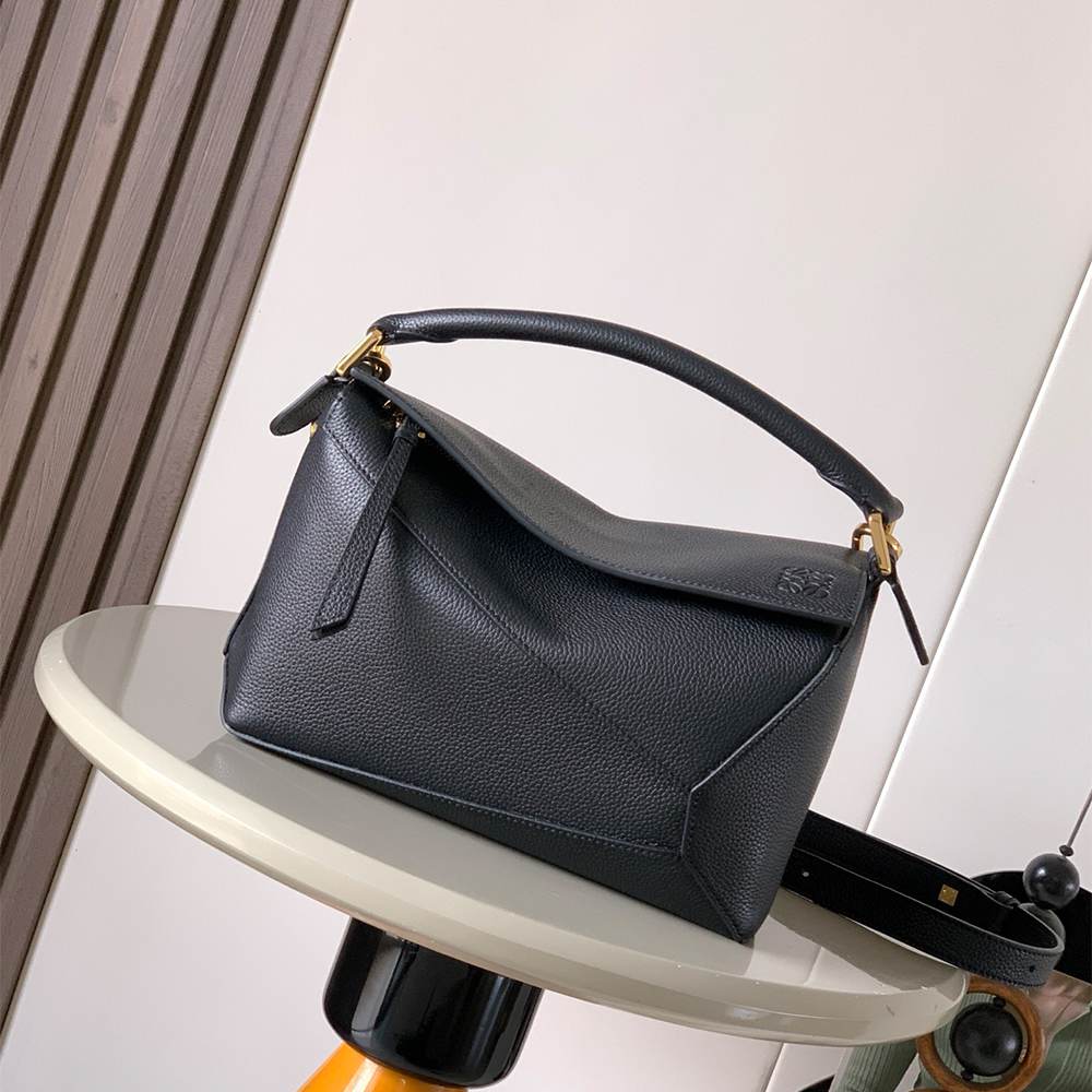 L0ew* Small Puzzle Edge bag in soft grained calfskin(HIGH-END GRADE)