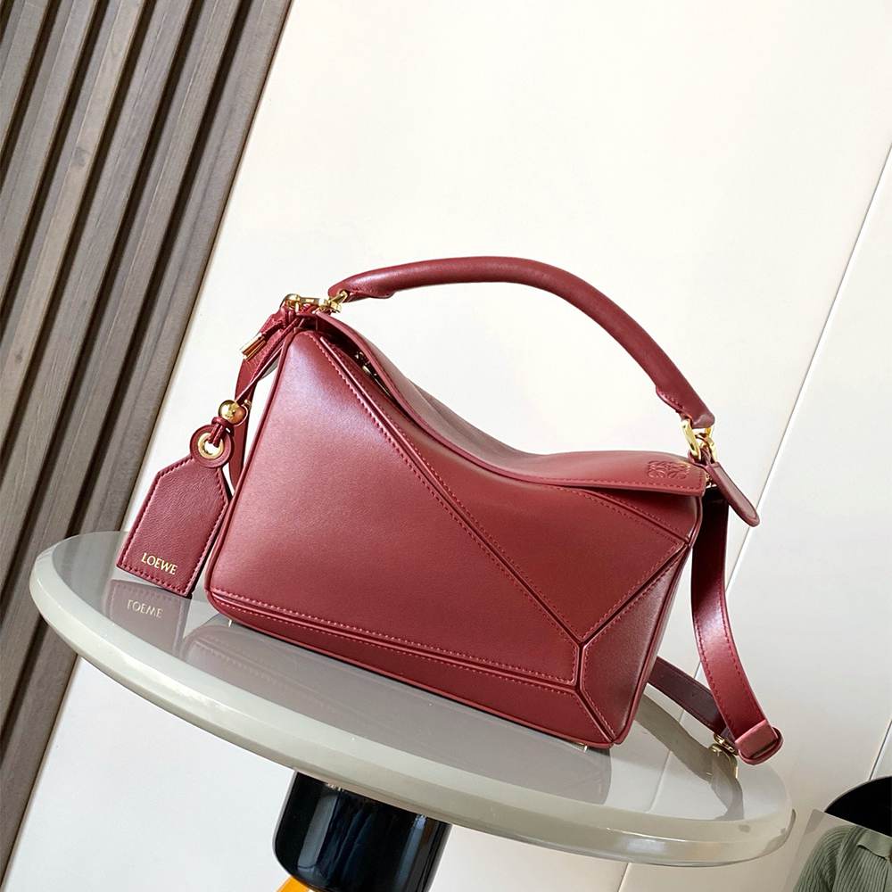 L0ew* Small Featherlight Puzzle bag in nappa lambskin(HIGH-END GRADE)