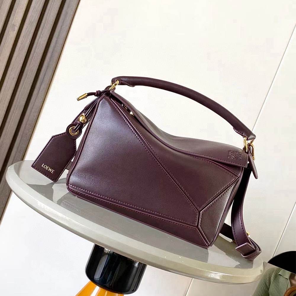 L0ew* Small Featherlight Puzzle bag in nappa lambskin(HIGH-END GRADE)