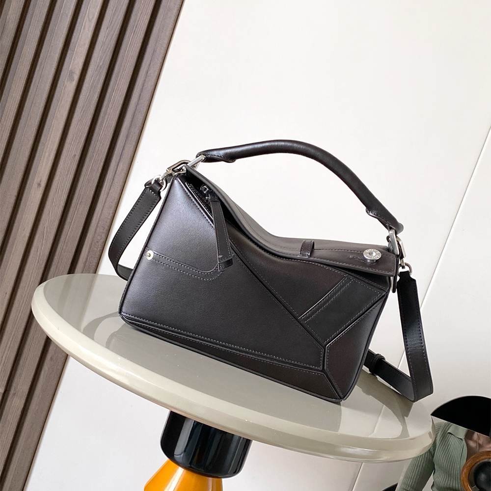 L0ew* Panta small Puzzle bag in shiny calfskin(HIGH-END GRADE)